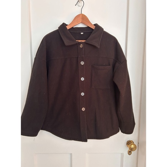 unbranded Jackets & Blazers - Black Fleece Jacket Size M